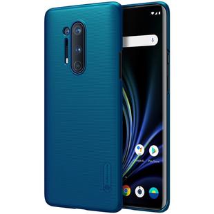For OnePlus 8 Pro NILLKIN Frosted Concave-convex Texture PC Protective Case(Blue)