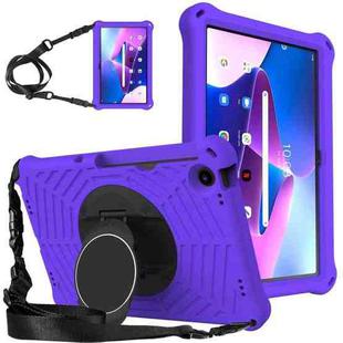 For Lenovo Tab M10 Plus 10.6 3rd Gen 2022 Spider King Silicone Protective Tablet Case(Purple)