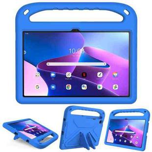 For Lenovo Tab M10 Plus 10.6 3rd Gen 2022 Handle EVA Shockproof Tablet Case with Holder(Blue)