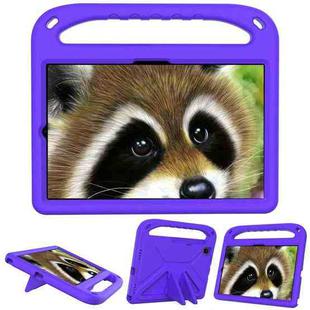 For Samsung Galaxy Tab S6 T860 Handle EVA Shockproof Tablet Case with Holder(Purple)