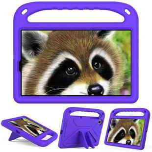 For Lenovo Tab M10 HD 2nd Gen Handle EVA Shockproof Tablet Case with Holder(Purple)