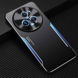 For Honor Magic5 Pro Blade Series TPU + Titanium Alloy Phone Case(Black Blue)