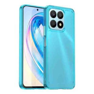 For Honor X8a Candy Series TPU Phone Case(Transparent Blue)