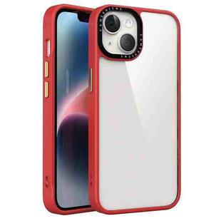 For iPhone 14 Four-corner Shockproof Phone Case(Red)