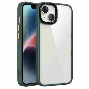 For iPhone 14 Four-corner Shockproof Phone Case(Green)