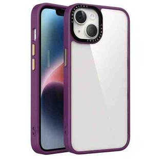 For iPhone 14 Four-corner Shockproof Phone Case(Purple)