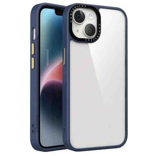 For iPhone 14 Plus Four-corner Shockproof Phone Case(Blue)