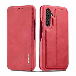 For Samsung Galaxy A54 5G LC.IMEEKE Hon Ancient Series Horizontal Flip Leather Phone Case(Red)