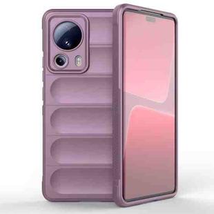 For Xiaomi 13 Lite Magic Shield TPU + Flannel Phone Case(Purple)