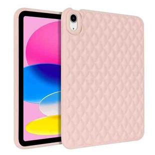 For iPad Air 3 10.5 Rhombic TPU Tablet Case(Pink)