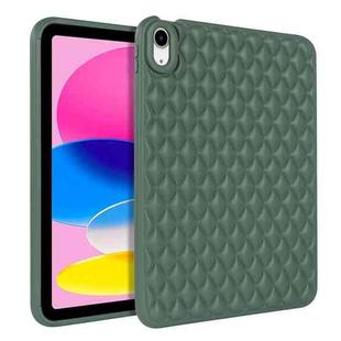 For iPad Air 3 10.5 Rhombic TPU Tablet Case(Green)