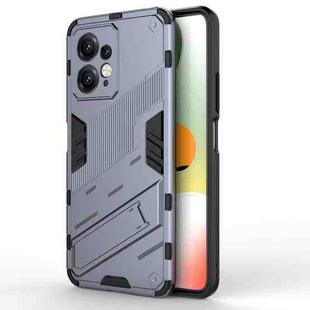 For Xiaomi Redmi Note 12 4G Global Punk Armor 2 in 1 PC + TPU Shockproof Phone Case with Holder(Grey)