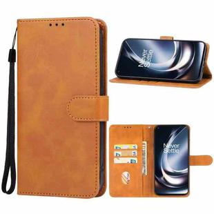For OnePlus Nord CE 3 Lite Leather Phone Case(Brown)