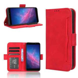 For Cloud Mobile Stratus C7 Skin Feel Calf Texture Card Slots Leather Phone Case(Red)