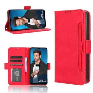 For Itel P40 Skin Feel Calf Texture Card Slots Leather Phone Case(Red)