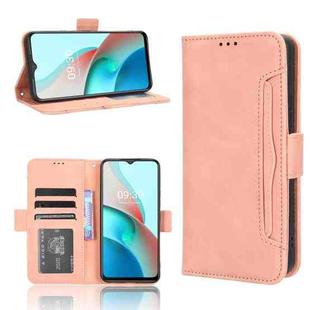 For Itel S18 S663L Skin Feel Calf Texture Card Slots Leather Phone Case(Pink)