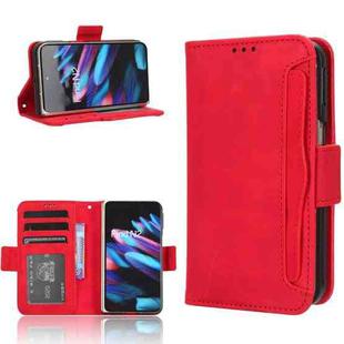 For OPPO Find N2 Skin Feel Calf Texture Card Slots Leather Phone Case(Red)