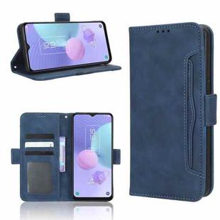 For TCL 408 Skin Feel Calf Texture Card Slots Leather Phone Case(Blue)