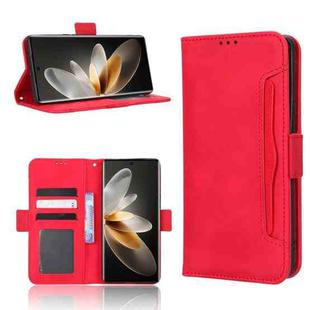 For vivo V27 / V27 Pro / S16 / S16 Pro Skin Feel Calf Texture Card Slots Leather Phone Case(Red)