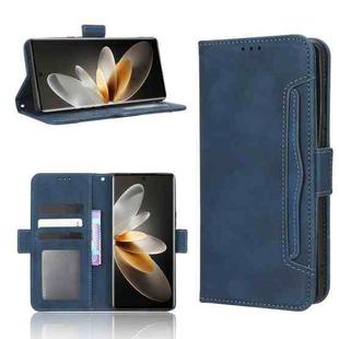 For vivo V27 / V27 Pro / S16 / S16 Pro Skin Feel Calf Texture Card Slots Leather Phone Case(Blue)