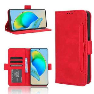 For ZTE Blade V40s Skin Feel Calf Texture Card Slots Leather Phone Case(Red)