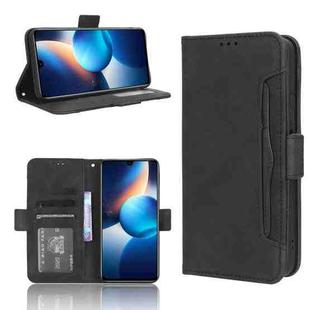 For Infinix Zero 20 X6821 Skin Feel Calf Texture Card Slots Leather Phone Case(Black)