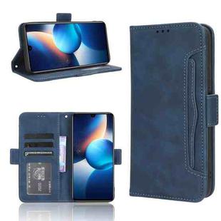 For Infinix Zero 20 X6821 Skin Feel Calf Texture Card Slots Leather Phone Case(Blue)