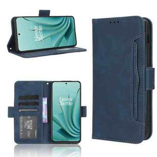 For OnePlus Ace 2V Skin Feel Calf Texture Card Slots Leather Phone Case(Blue)