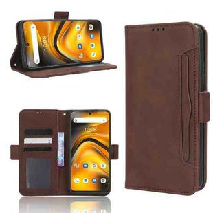 For Umidigi A13 Pro 5G Skin Feel Calf Texture Card Slots Leather Phone Case(Brown)