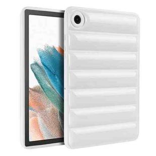 For Samsung Galaxy Tab A8 10.5 / X205 / X200 Eiderdown Cushion Shockproof Tablet Case(White)