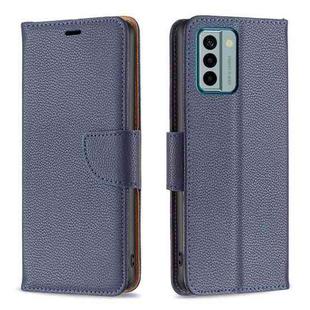 For Nokia G22 Litchi Texture Pure Color Leather Phone Case(Blue)