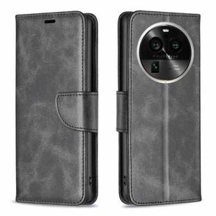 For OPPO Find X6 Pro 5G Lambskin Texture Leather Phone Case(Black)