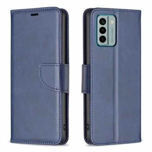 For Nokia G22 Lambskin Texture Leather Phone Case(Blue)