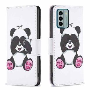 For Nokia G22 Colored Drawing Leather Phone Case(Panda)