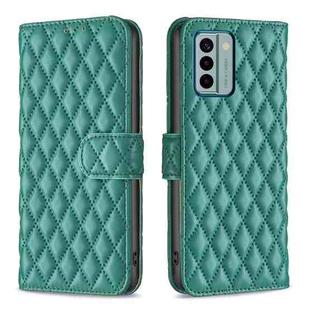 For Nokia G22 Diamond Lattice Wallet Leather Flip Phone Case(Green)