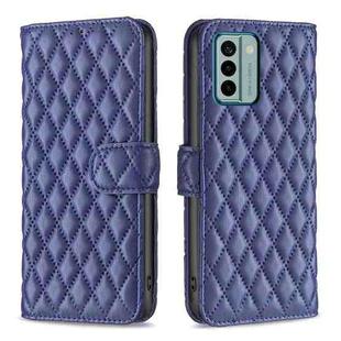 For Nokia G22 Diamond Lattice Wallet Leather Flip Phone Case(Blue)