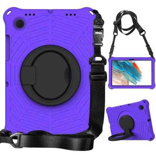 For Samsung Galaxy Tab A8 10.5 X205 / X200 Spider King Silicone Protective Tablet Case(Purple)