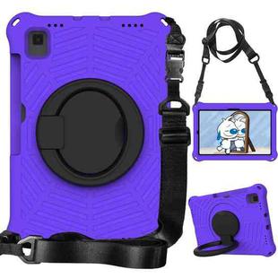 For Samsung Galaxy Tab A7 10.4 2020 T500 Spider King Silicone Protective Tablet Case(Purple)