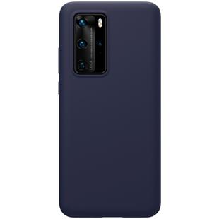 For Huawei P40 Pro NILLKIN Feeling Series Shockproof Liquid Silicone Protective Case(Blue)