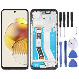 Original LCD Screen For Motorola Moto G73 Digitizer Full Assembly With Frame