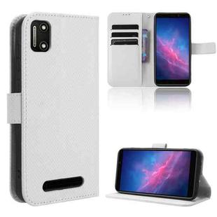 For Cloud Mobile Stratus C7 Diamond Texture Leather Phone Case(White)