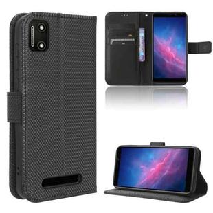 For Cloud Mobile Stratus C7 Diamond Texture Leather Phone Case(Black)