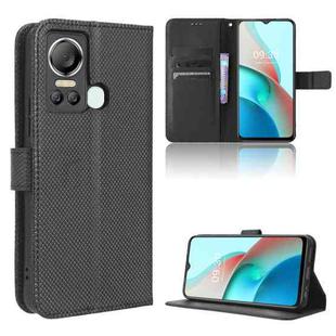 For Itel S18 S663L Diamond Texture Leather Phone Case(Black)