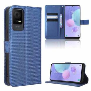 For TCL 408 Diamond Texture Leather Phone Case(Blue)