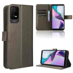 For TCL Ion X Diamond Texture Leather Phone Case(Brown)