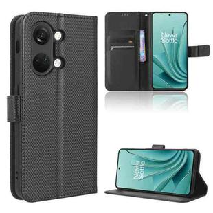 For OnePlus Ace 2V Diamond Texture Leather Phone Case(Black)