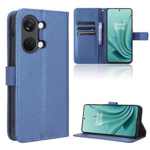 For OnePlus Ace 2V Diamond Texture Leather Phone Case(Blue)