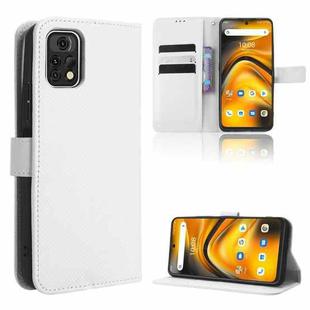 For Umidigi A13 Pro 5G Diamond Texture Leather Phone Case(White)