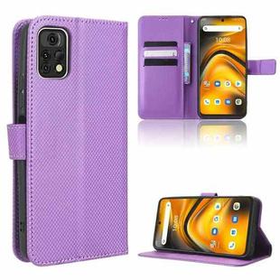 For Umidigi A13 Pro 5G Diamond Texture Leather Phone Case(Purple)
