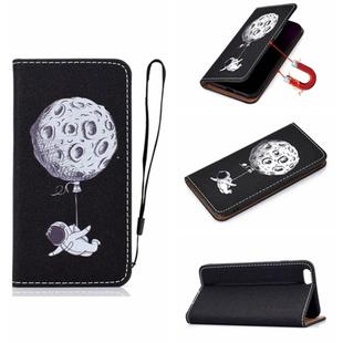 For iPhone 6 3D Painting Horizontal Flip Leather Case with Holder & Card Slot & Wallet & Lanyard(Spaceman)